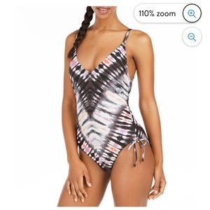 Bar III Tye Dye One piece Swimsuit- size Medium